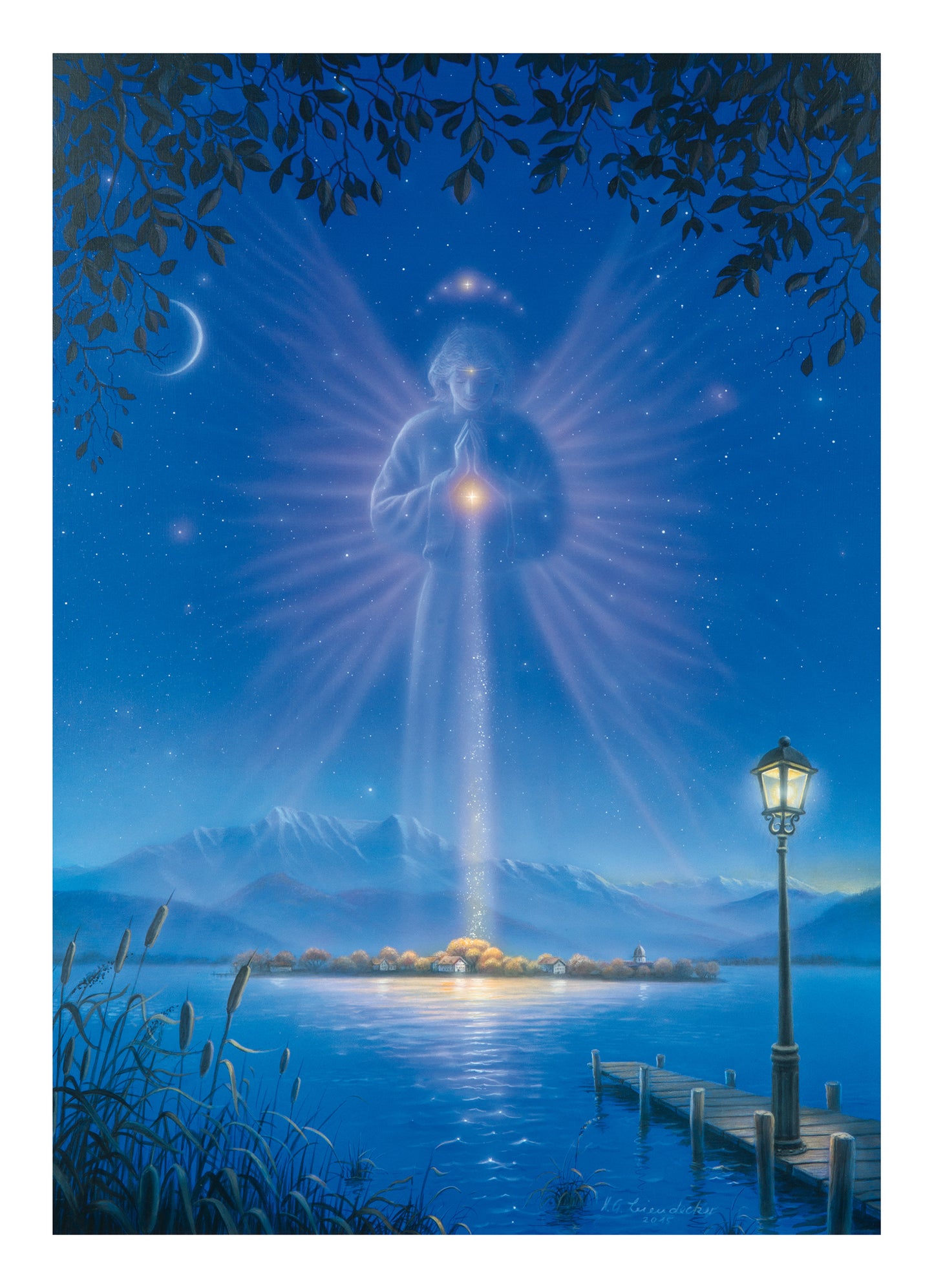 Angel over Fraueninsel - Original