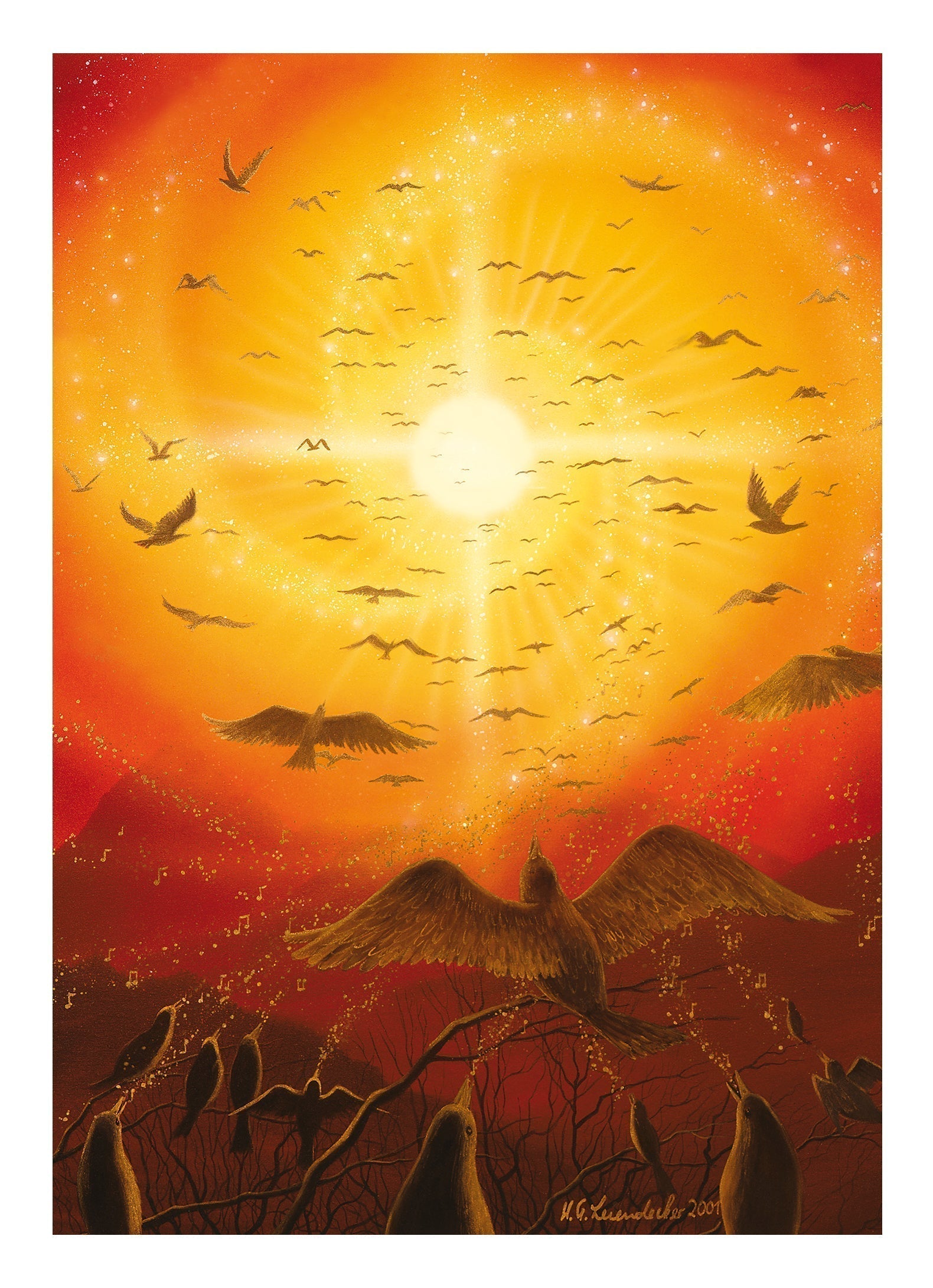 Sun song of the birds
