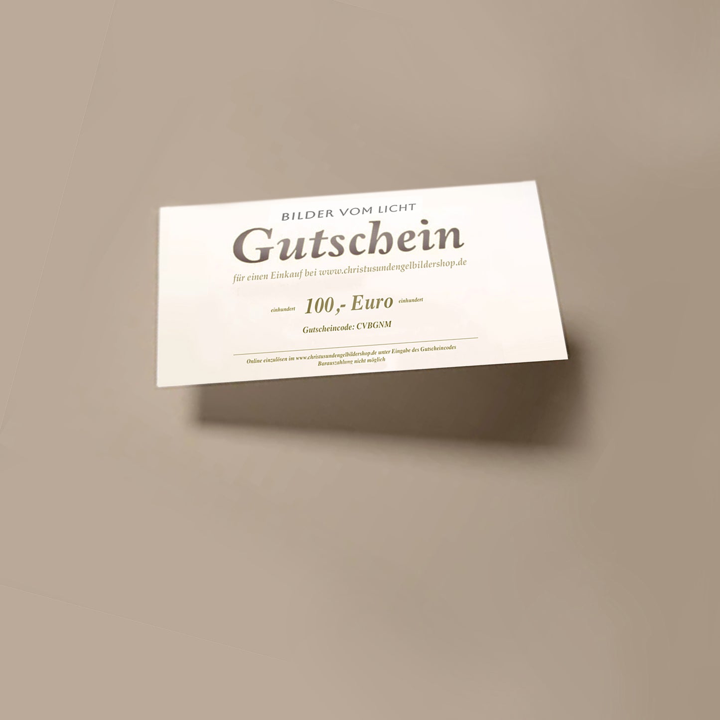 Gift voucher